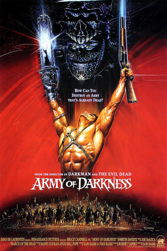 Army Of Darkness Horror Comedy Film Poster Wall Art Print Home Wall Decor - xonomax
