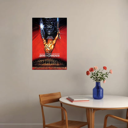 Army Of Darkness Horror Comedy Film Poster Wall Art Print Home Wall Decor - xonomax