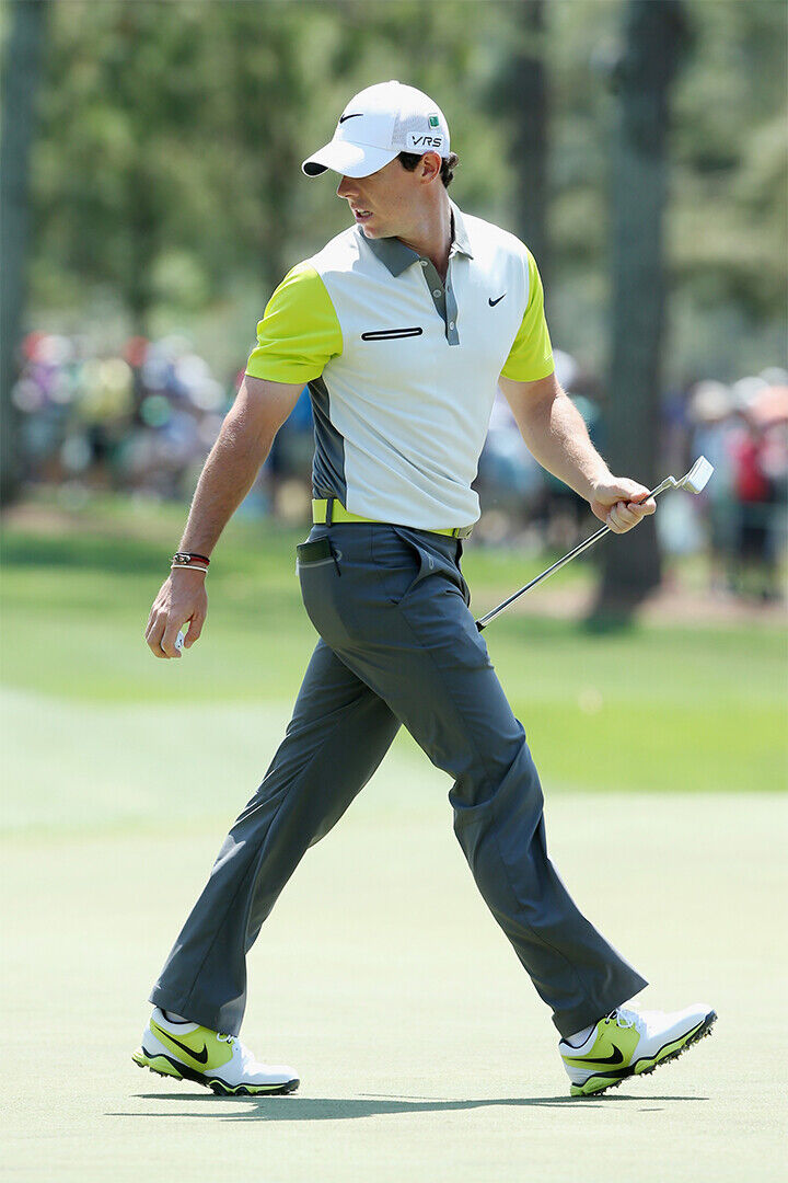 Rory Mcilroy Golf Swing Navy Shirt Poster Wall Art Print Home Wall Decor