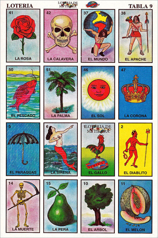 La Loteria El Valiento La Muerte El Alacran Poster Wall Art Print Home Wall Decor - xonomax