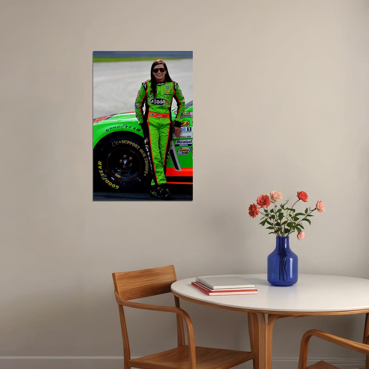 Danica Patrick Sports Car Race Driver Poster Wall Art Print Home Wall Decor - xonomax