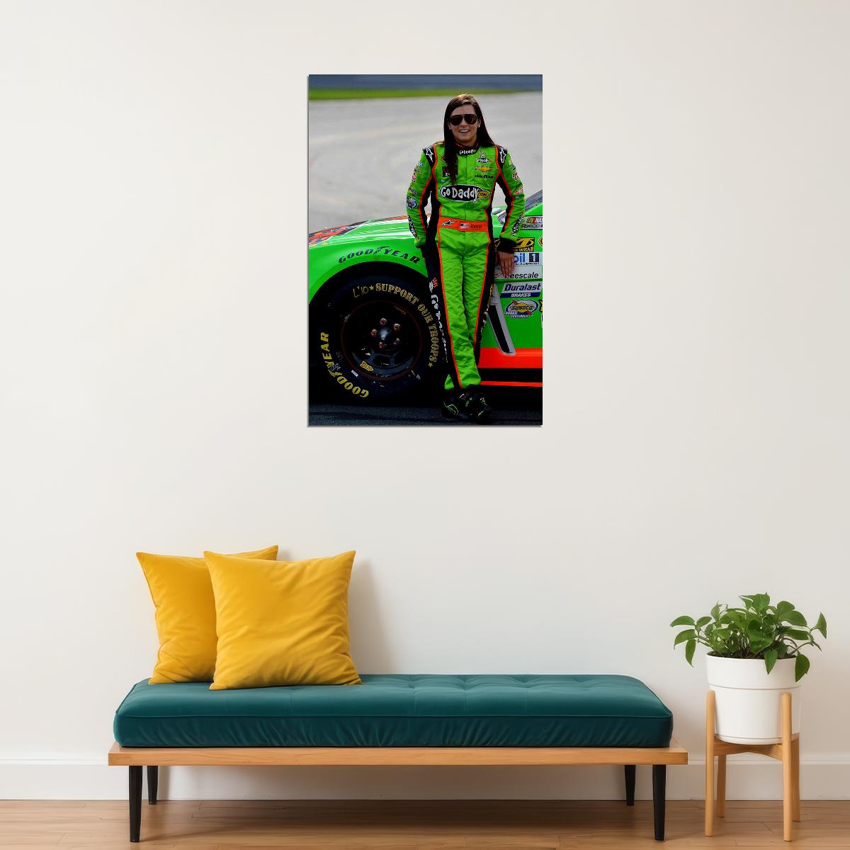 Danica Patrick Sports Car Race Driver Poster Wall Art Print Home Wall Decor - xonomax