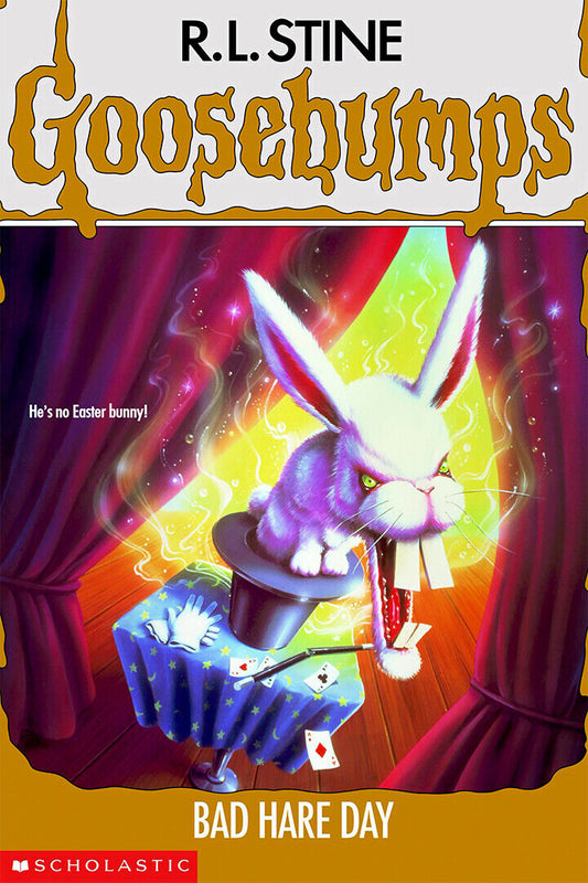 Goosebumps Bad Hare Day Horror Series Cover Poster Wall Art Print Home Wall Decor - xonomax