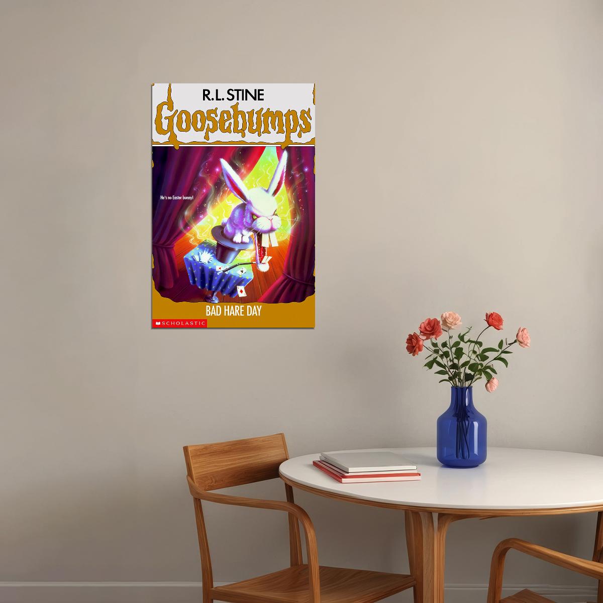 Goosebumps Bad Hare Day Horror Series Cover Poster Wall Art Print Home Wall Decor - xonomax
