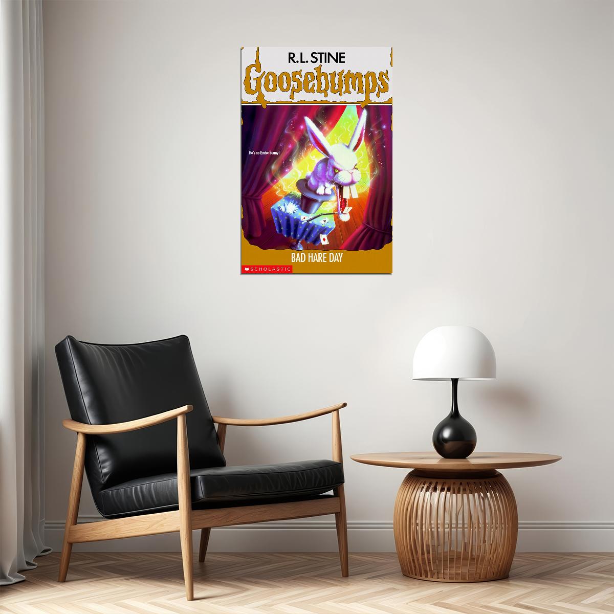 Goosebumps Bad Hare Day Horror Series Cover Poster Wall Art Print Home Wall Decor - xonomax