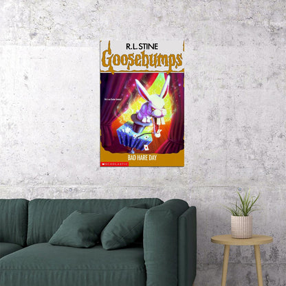 Goosebumps Bad Hare Day Horror Series Cover Poster Wall Art Print Home Wall Decor - xonomax