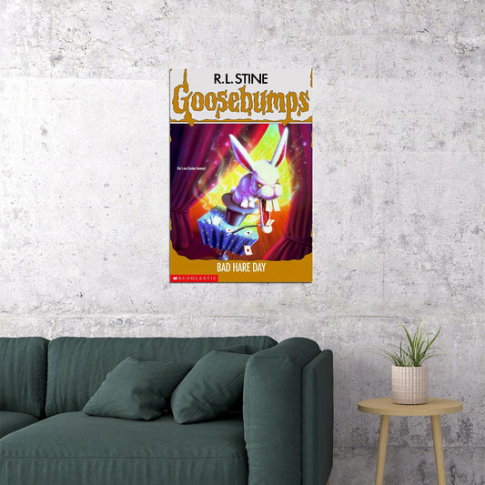 Goosebumps Bad Hare Day Horror Series Cover Poster Wall Art Print Home Wall Decor - xonomax