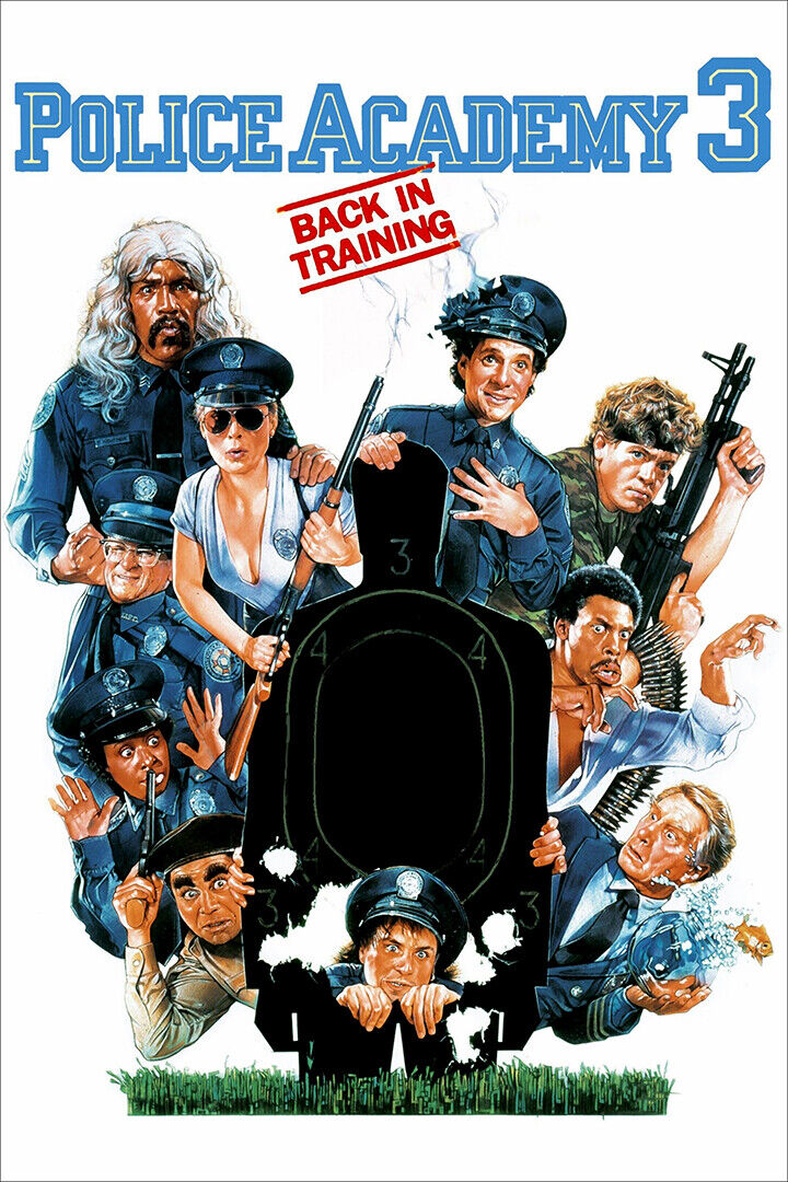Police Academy 3 Back In Training Poster Wall Art Print Home Wall Decor - xonomax