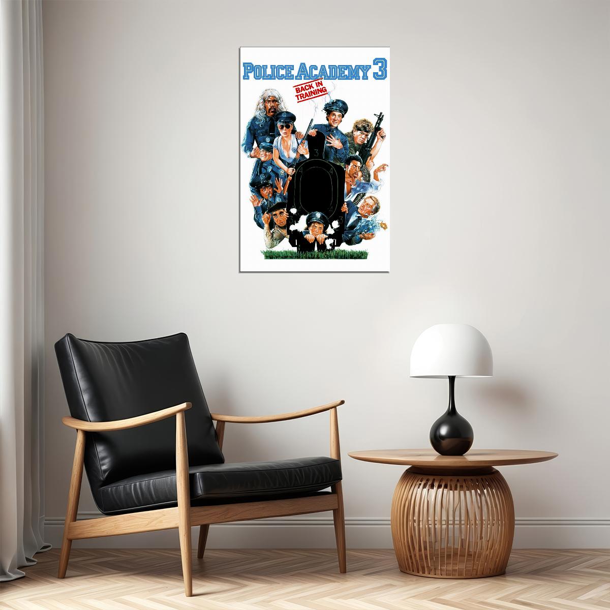 Police Academy 3 Back In Training Poster Wall Art Print Home Wall Decor - xonomax