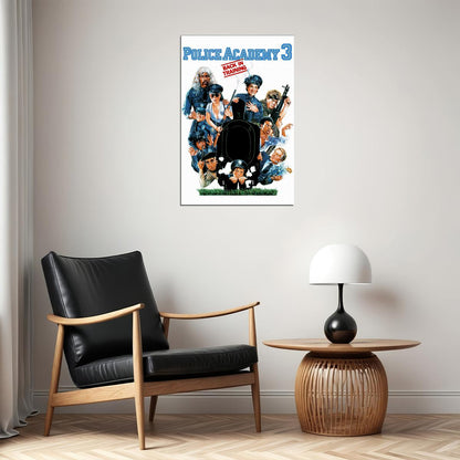 Police Academy 3 Back In Training Poster Wall Art Print Home Wall Decor - xonomax