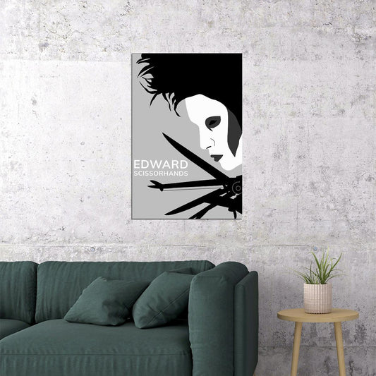 Edward Scissorhands Opening Door Fantasy Movie Poster Wall Art Print Home Wall Decor - xonomax