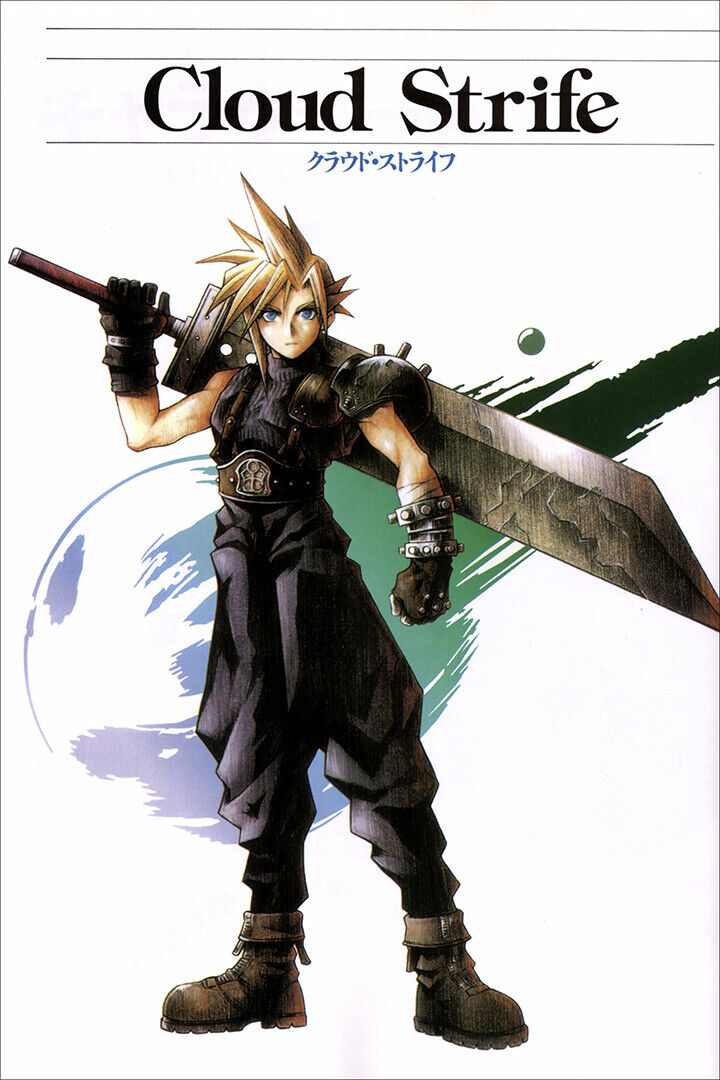 Online Game Final Fantasy Cloud Strife Poster Wall Art Print Home Wall Decor