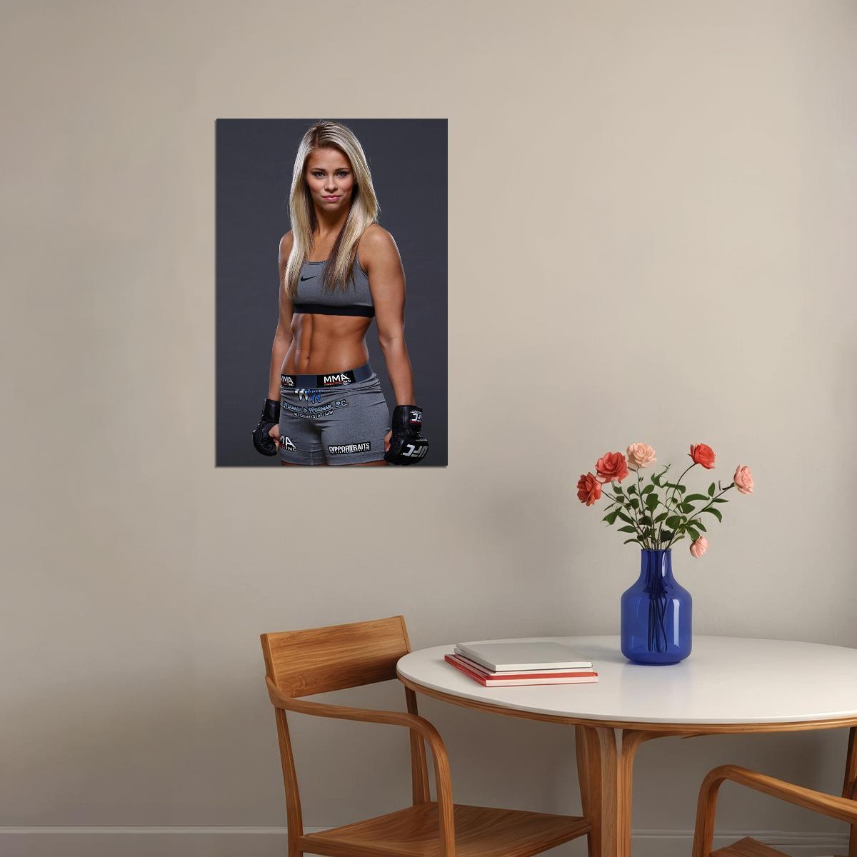 Paige Vanzant Martial Artist Kick Boxer Poster Wall Art Print Home Wall Decor - xonomax