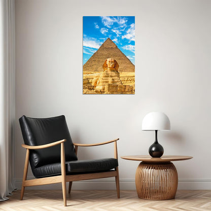 Great Sphinx Of Giza Egypt Poster Wall Art Print Home Wall Decor - xonomax