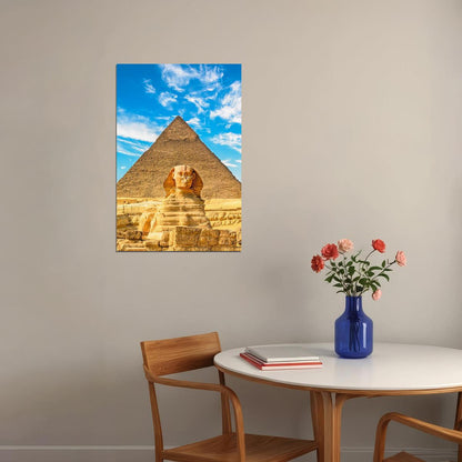 Great Sphinx Of Giza Egypt Poster Wall Art Print Home Wall Decor - xonomax