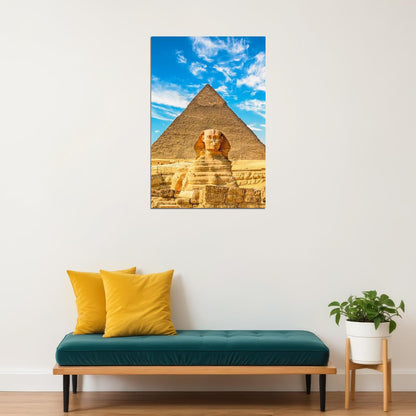 Great Sphinx Of Giza Egypt Poster Wall Art Print Home Wall Decor - xonomax