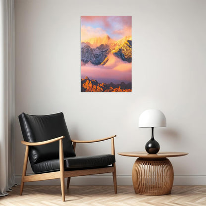 Mount Everest Sunset Sunrise Poster Wall Art Print Home Wall Decor - xonomax