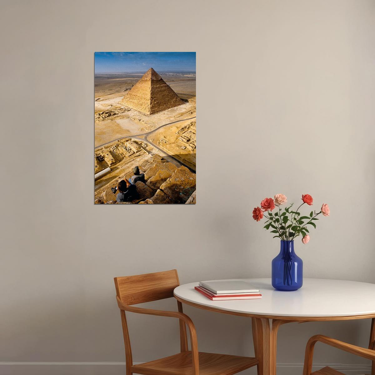 The Great Pyramids Giza Egypt Poster Wall Art Print Home Wall Decor - xonomax