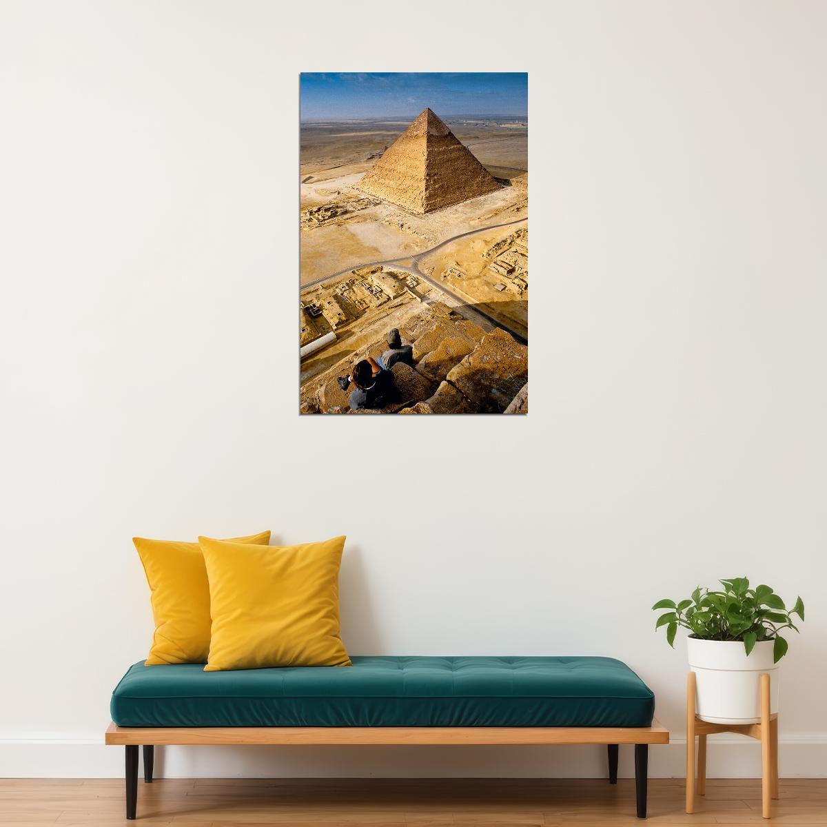 The Great Pyramids Giza Egypt Poster Wall Art Print Home Wall Decor - xonomax