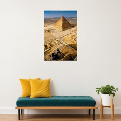 The Great Pyramids Giza Egypt Poster Wall Art Print Home Wall Decor - xonomax