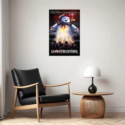 Ghostbusters Halloween Horror Nights Poster Wall Art Print Home Wall Decor - xonomax