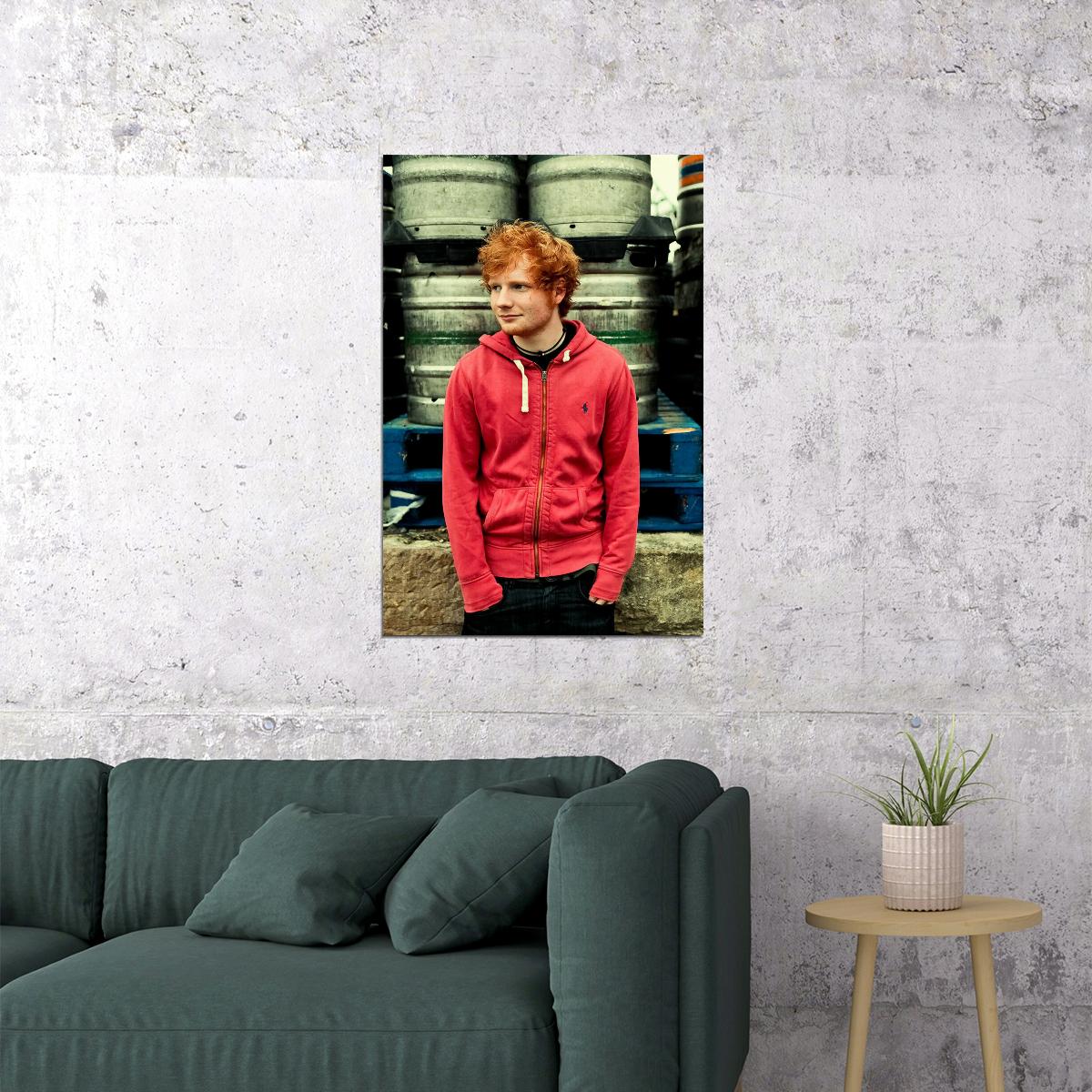 Ed Sheeran Music Artist Pop Singer Poster Wall Art Print Home Wall Decor - xonomax