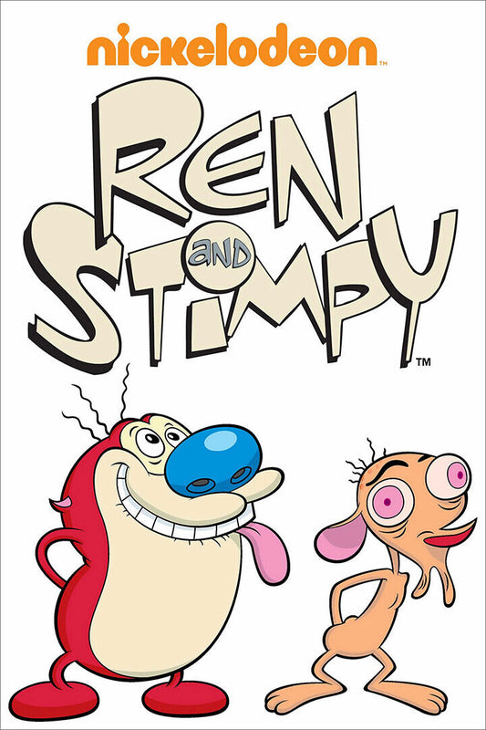 Ren And Stimpy Animated Show Poster Wall Art Print Home Wall Decor - xonomax