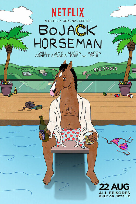 Bojack Horseman Animated Tragicomedy Poster Wall Art Print Home Wall Decor - xonomax