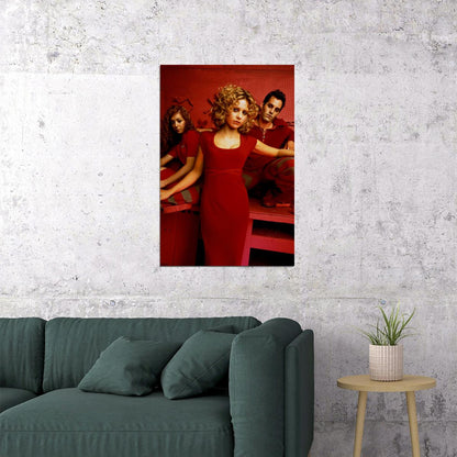Film Series Buffy The Vampire Geller Red Dress Poster Wall Art Print Home Wall Decor - xonomax