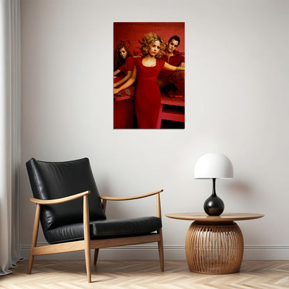 Film Series Buffy The Vampire Geller Red Dress Poster Wall Art Print Home Wall Decor - xonomax