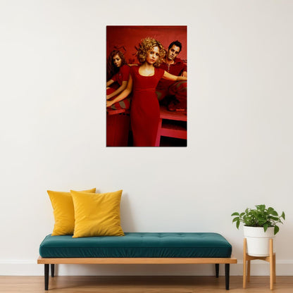 Film Series Buffy The Vampire Geller Red Dress Poster Wall Art Print Home Wall Decor - xonomax