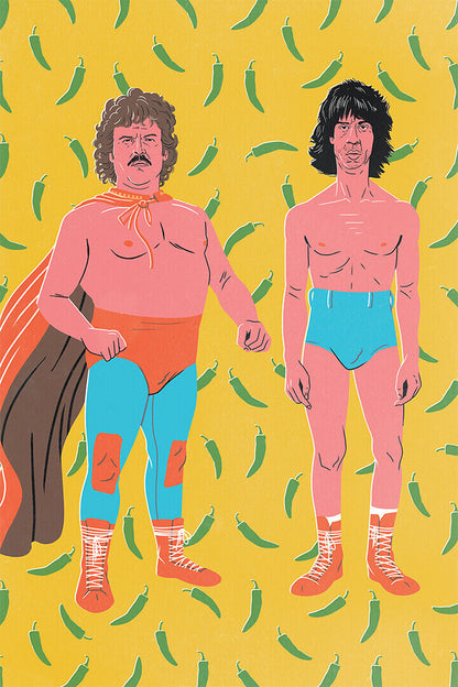 Nacho Libre Eagle Powers Film Sports Comedy Poster Wall Art Print Home Wall Decor - xonomax