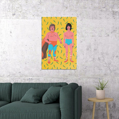 Nacho Libre Eagle Powers Film Sports Comedy Poster Wall Art Print Home Wall Decor - xonomax