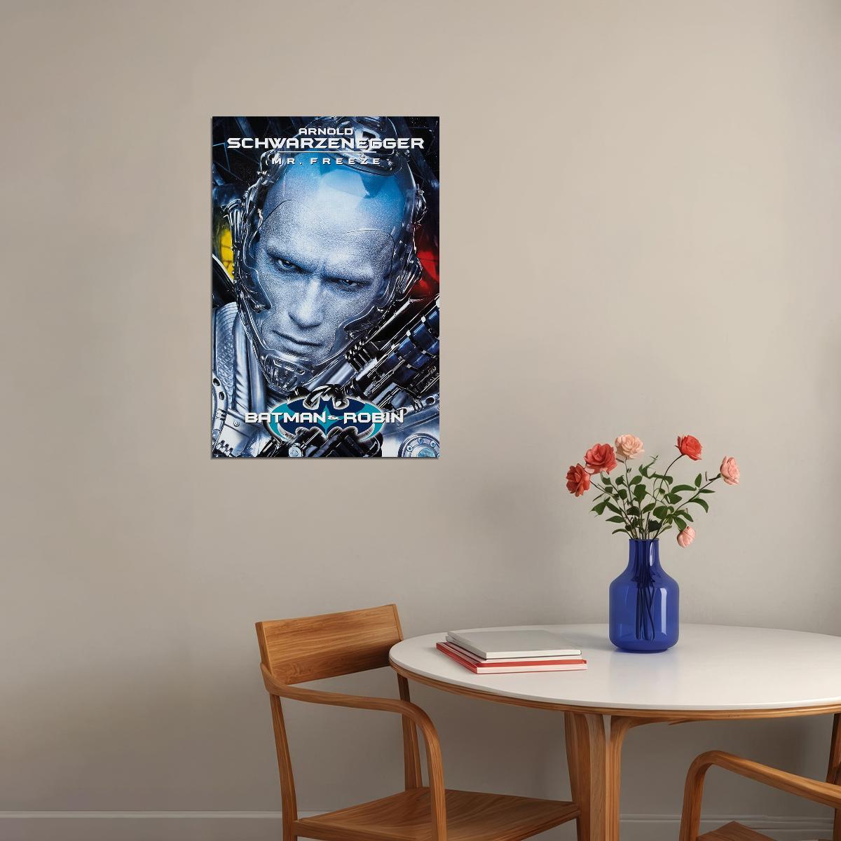 Mr Freeze Arnold Schwarzenegger Superhero Film Poster Wall Art Print Home Wall Decor - xonomax