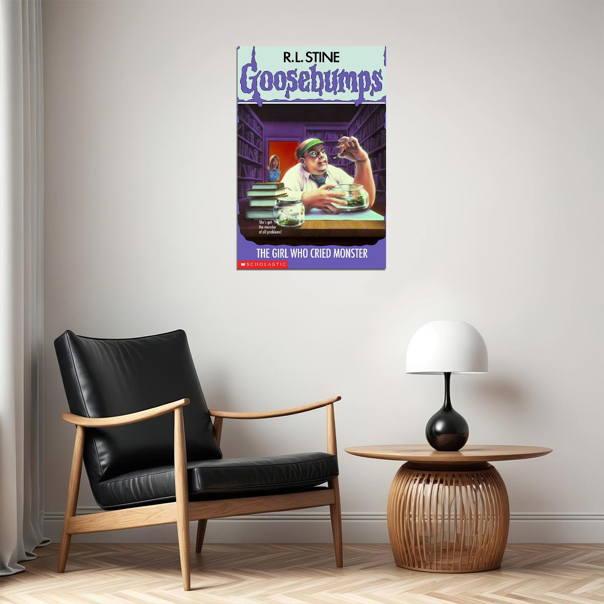 Goosebumps The Girl Who Cried Monster Cover Poster Wall Art Print Home Wall Decor