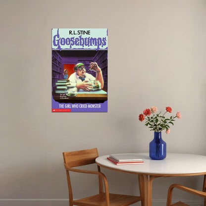 Goosebumps The Girl Who Cried Monster Cover Poster Wall Art Print Home Wall Decor