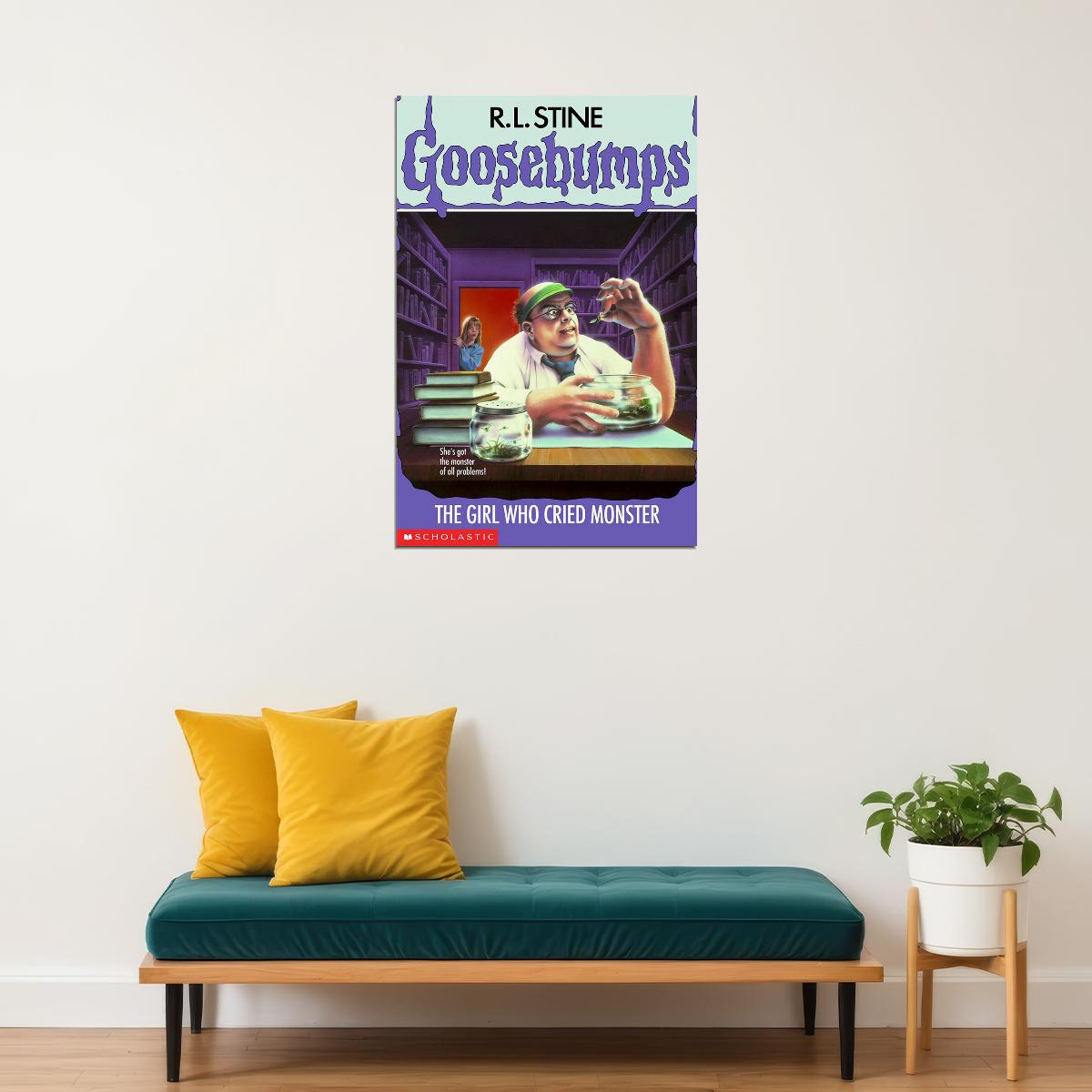 Goosebumps The Girl Who Cried Monster Cover Poster Wall Art Print Home Wall Decor