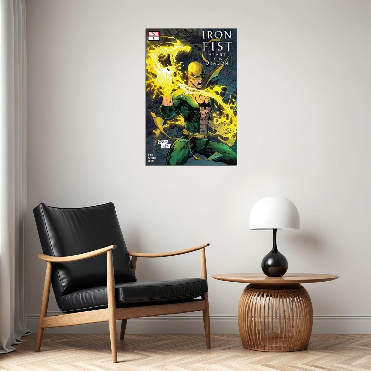 Iron Fist Heart Of The Dragon Comic Book Poster Wall Art Print Home Wall Decor