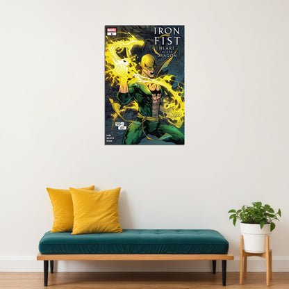 Iron Fist Heart Of The Dragon Comic Book Poster Wall Art Print Home Wall Decor