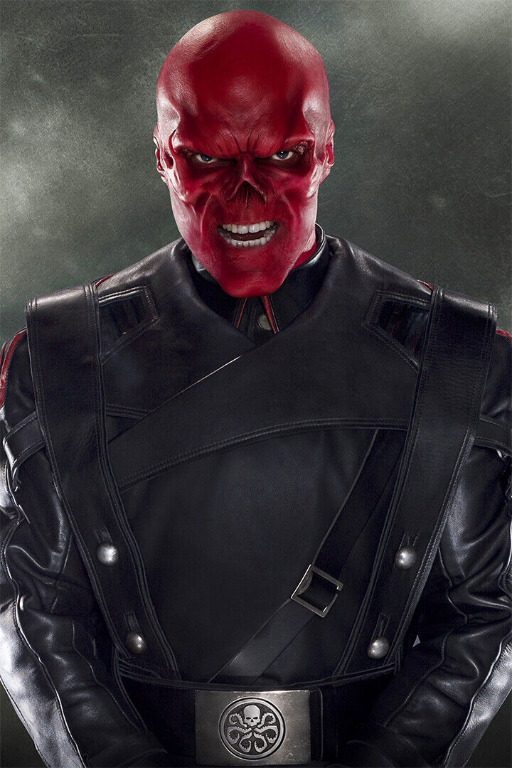 Red Skull Comics Character Scientific Genius Poster Wall Art Print Home Wall Decor