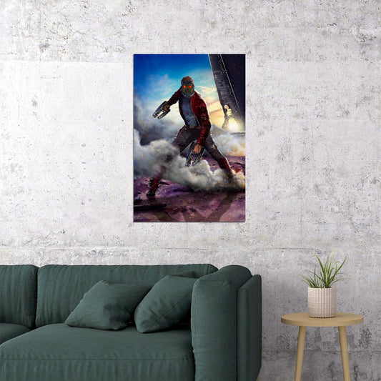 Star Lord Guardians Of The Galaxy Poster Wall Art Print Home Wall Decor - xonomax
