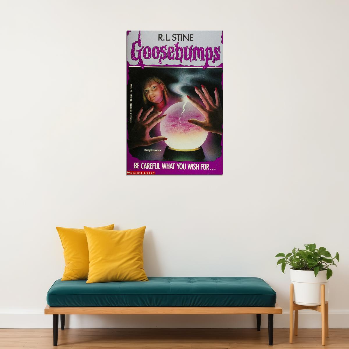 Goosebumps Be Careful What You Wish For Poster Wall Art Print Home Wall Decor