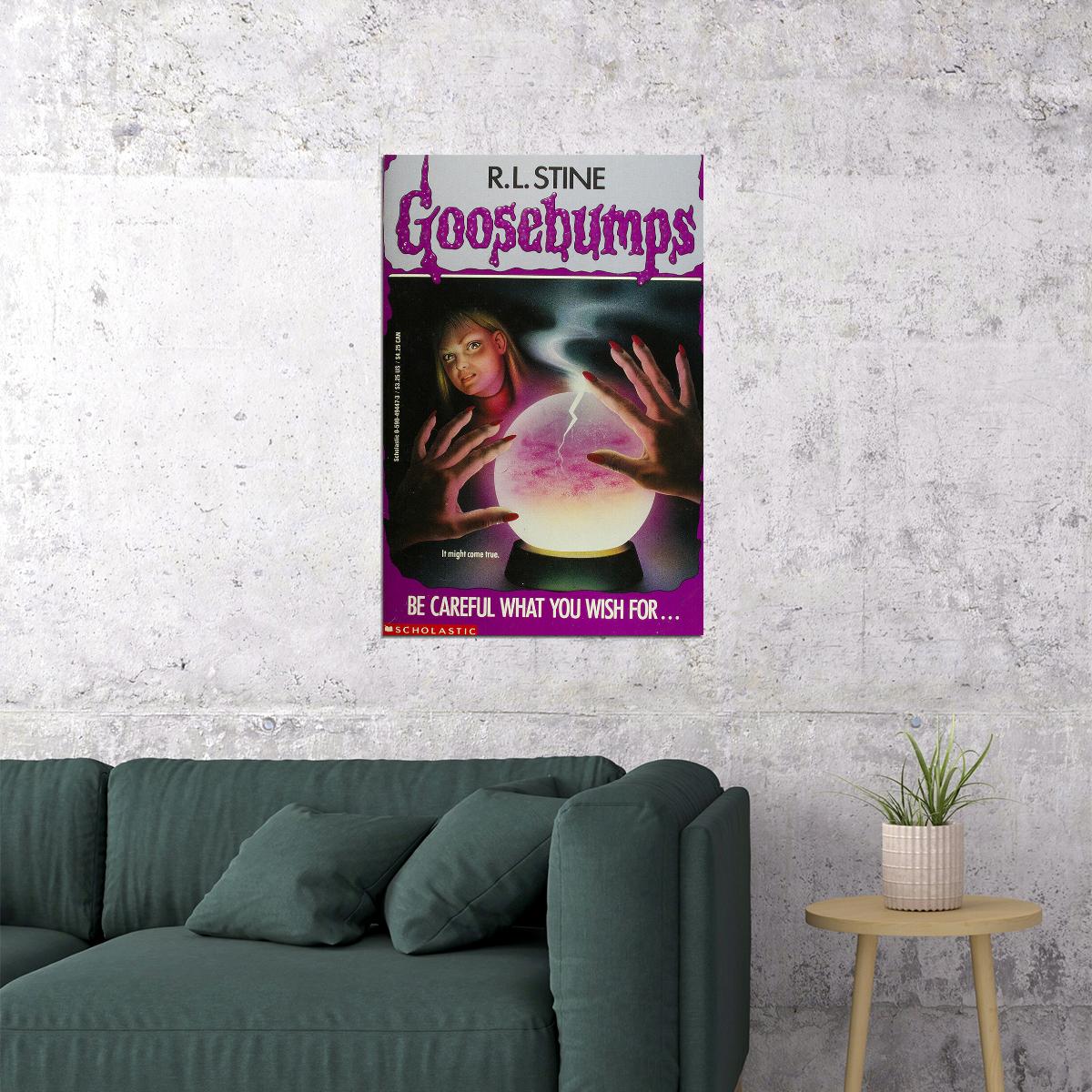 Goosebumps Be Careful What You Wish For Poster Wall Art Print Home Wall Decor