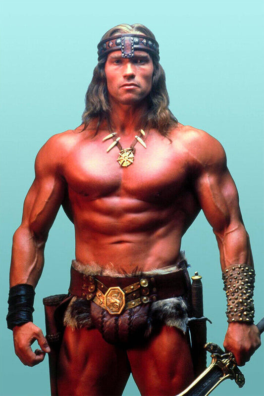 Conan The Barbarian Arnold Schwarzenegger 1982 Film Poster Wall Art Print Home Wall Decor - xonomax