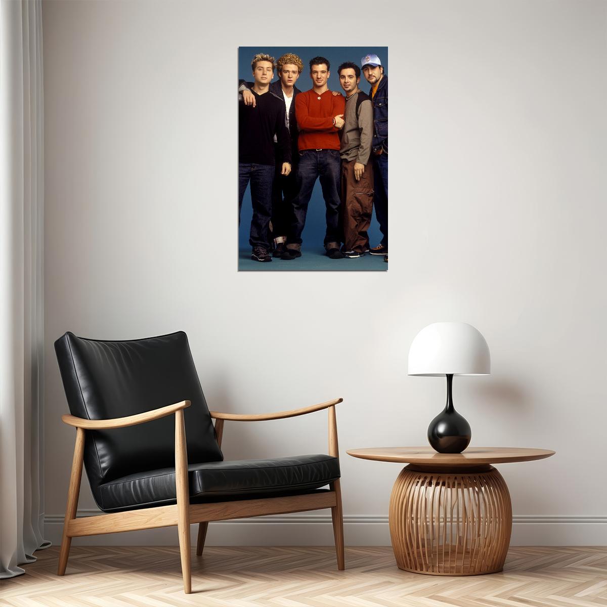 Nsync Timberlake Jc Chasez Bass Fatone Poster Wall Art Print Home Wall Decor - xonomax