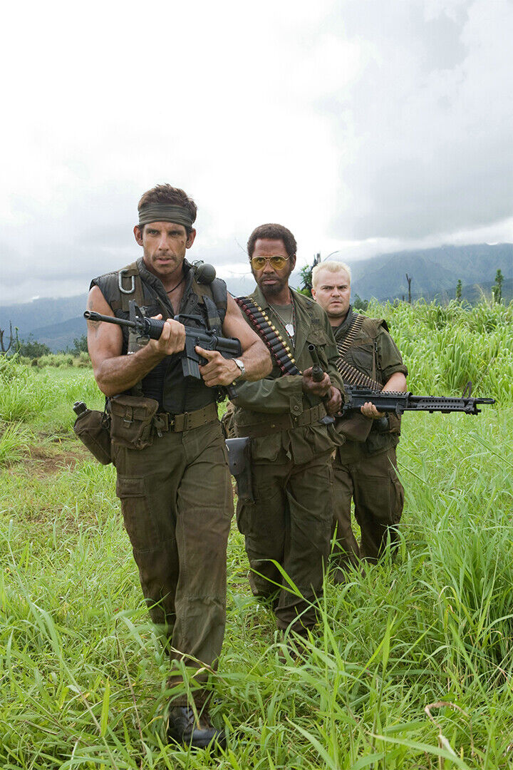 Tropic Thunder 2008 Movie Action Comedy Poster Wall Art Print Home Wall Decor - xonomax