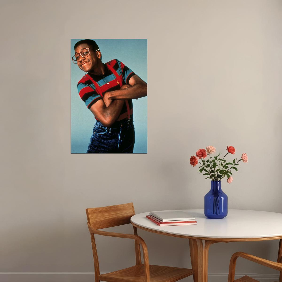 Steve Urkel Family Matters American Sitcom Poster Wall Art Print Home Wall Decor - xonomax