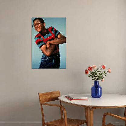 Steve Urkel Family Matters American Sitcom Poster Wall Art Print Home Wall Decor - xonomax