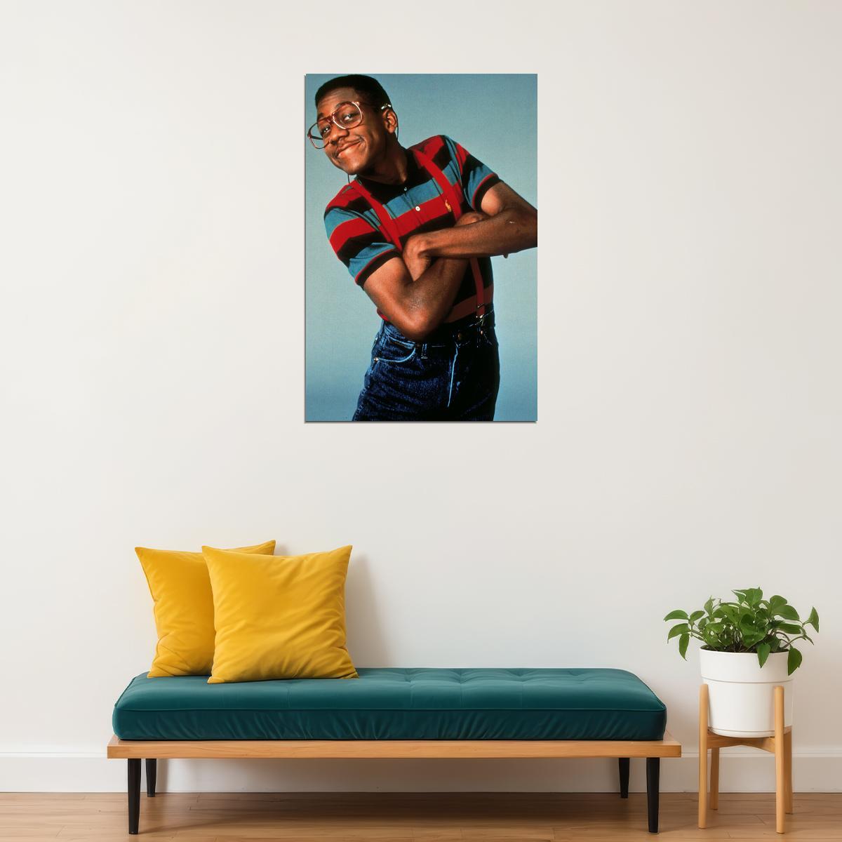 Steve Urkel Family Matters American Sitcom Poster Wall Art Print Home Wall Decor - xonomax
