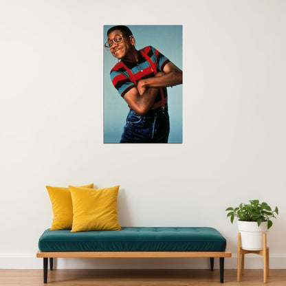 Steve Urkel Family Matters American Sitcom Poster Wall Art Print Home Wall Decor - xonomax